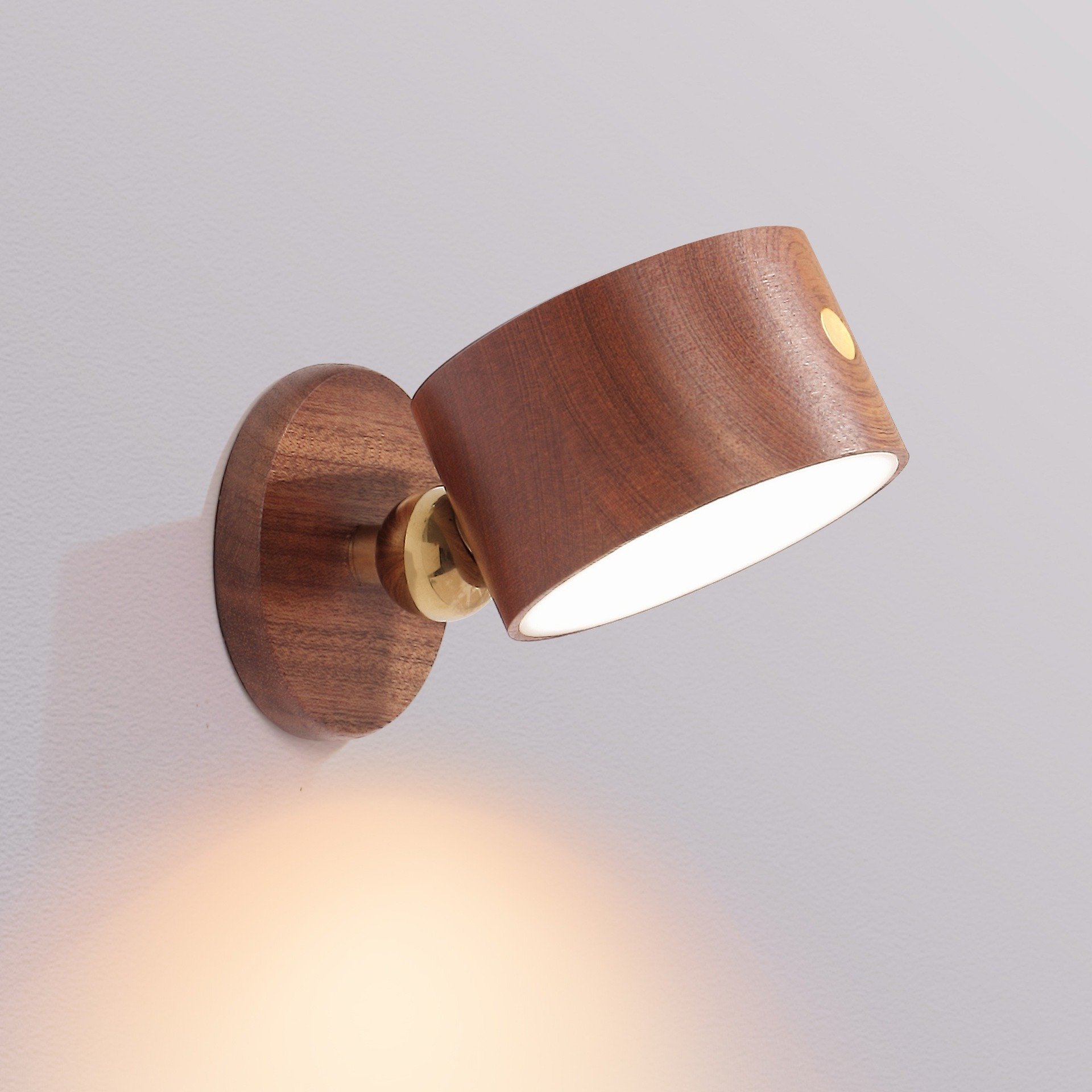Walnut Magnetic Rechargeable Portable Motion Senseor Wall Lamp Dimmable Wall Scone Bedside Lamp Walnut Magnetic Rechargeable Portable Motion Senseor Wall Lamp Dimmable Wall Scone Bedside Lamp