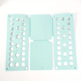 1pc, Creative Plastic Shirt Folding Board - Perfect for Lazy People - Quickly Fold Clothes at Home and Travel - Adult PP Accessory Helper (size: 18.9*15.75inch Nordic Green(Child))