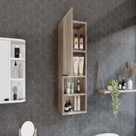 Medicine Cabinet Hazelton, Two Interior Shelves, Pine Finish (Color: Pine)
